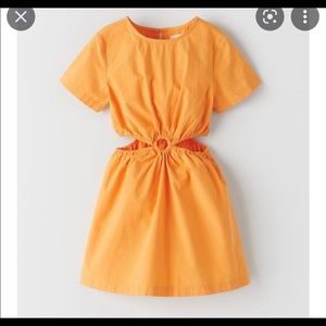 Zara Yellow Cutout Dress